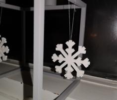 Snowflake Decoration 3D Printer Model