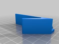 Cubicle Hanger Slot Mount 3D Printer Model