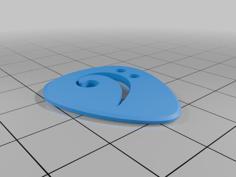 Bass Pick 3D Printer Model