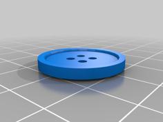 Button 3D Printer Model