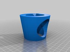 Smartphone Car Cup Holder 3D Printer Model