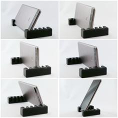 Simple Smartphone Stand – Various Models 3D Printer Model