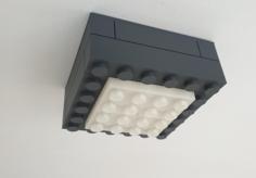 Lego Look Ceiling Lamp 3D Printer Model