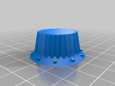 HMMWV Windshield Wiper Knob 3D Printer Model