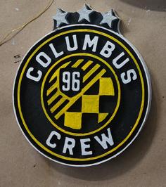 3-star Columbus Crew Circle Badge 3D Printer Model