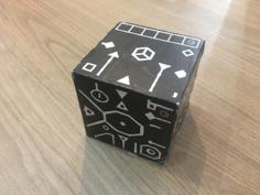 Merge Cube Laser Cut Model 6x6x6 Cm