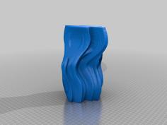 Quivering Anvil – Chaos Collection Vase #3 3D Printer Model