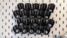 IKEA Skadis Pegboard – Improved Citadel Paint Bottle Holder 3D Printer Model