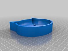 Cat Dish Luna 3D Printer Model