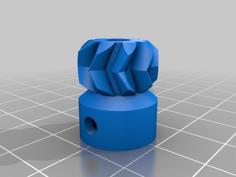 Small Herringbone Gear With Larger Tolerance. 3D Printer Model