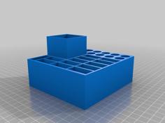 Acrylic Paint And Paint Pen Organizer 3D Printer Model