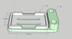 Soap Dish+toothbrush Holder 3D Printer Model