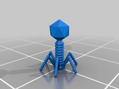 T2 Bacteriophage 3D Printer Model