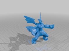 Zekrom (Pokemon 35mm Scale Series) 3D Printer Model