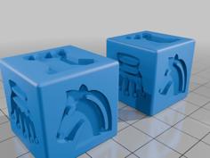 Equalizer Chess Dice 3D Printer Model