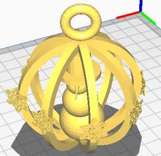 Snowman Ornament 3D Printer Model