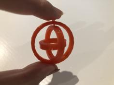 Ring Spinner Fidget Toy – Print In Place, No Supports 3D Printer Model