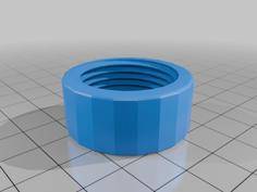 Cap For Waterproof DMX And Power Cables 3D Printer Model