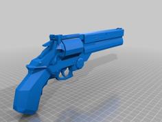 Tri-Shot Revolver 3D Printer Model