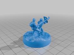 Soldiers Joking (a)round 3D Printer Model