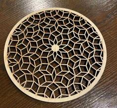 Laser Cut Penrose Trivet