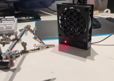 Mini Fume Extractor With 80mm Fan 3D Printer Model