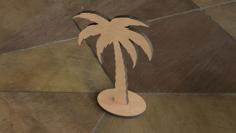 Palm Tree (for Camel Up), Laser-Cut