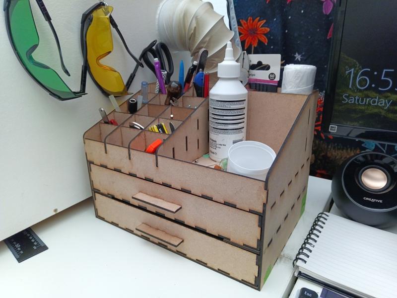 Laser Cut Desk Tidy Free Download - 3axis.co