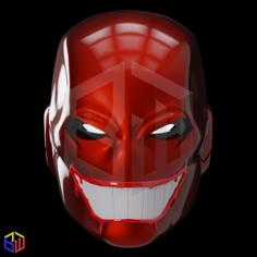 Red Hood 3 Jokers Jokerized Helmet 3D Printer Model