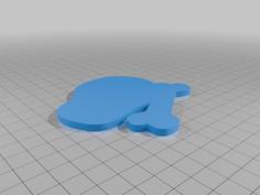 Animal Crossing Fossile Icon 3D Printer Model