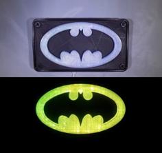 BATMAN LED Light/Nightlight 3D Printer Model