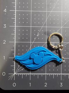 Disney Cruise Line Logo Keychain 3D Printer Model