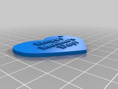 Happy Mothers Day Gift Tag/keychain 3D Printer Model