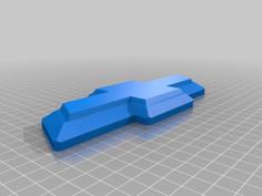 Gen 1 Colorado Chevy Emblem 3D Printer Model