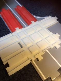 Plarail Tram Rail Cross. 3D Printer Model