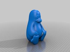 Supportless Tux (Linux Penguin Mascot) 3D Printer Model