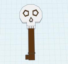 Skeleton Key From Roblox Doors 3D Printer Model