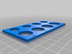 Flange Size Measurement Tool (Small) 3D Printer Model