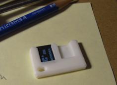 Double-MicroSD Lozenge 3D Printer Model