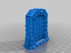 Sci-Fi Space Doors 3D Printer Model