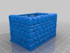 OpenForge Dungeon Stone Jail Cell 2×3 3D Printer Model