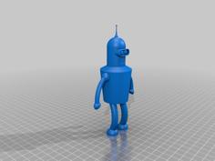 Futurama Bender 3D Printer Model