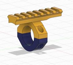 PSO-1 Picatinny Scope Mount 3D Printer Model