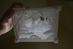 Layered Landscape 3D Printable Version 3D Printer Model