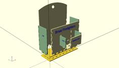 Laser Cut OpenSCAD Box-jointed Firelighter Box