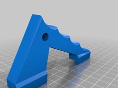 Angled Rail Grip 3D Printer Model