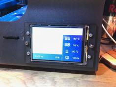 Laser Cut BCN3D Sigma Display / Touchscreen Mounting Plate