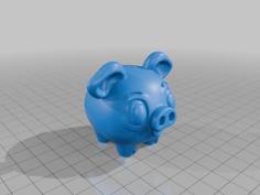 Piggy Kawaii 3D Printer Model