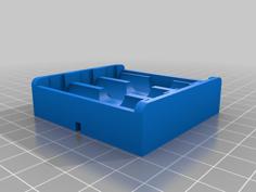 Magnetic Battery Box 3xAA Contacts:13.5×11.5mm Magnets:10x3mm 3D Printer Model