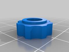 M4 Rosette Thumb Screw 3D Printer Model